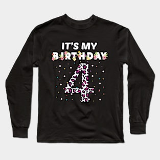 Birthday Gift 4 Long Sleeve T-Shirt